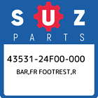 43531-24F00-000 Suzuki Bar,Fr Footrest,R 4353124F00000, New Genuine Oem Part