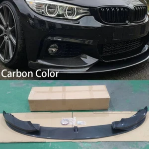 For 14-20 BMW F32 F33 F36 MSport Carbon Fiber Performance Front Lip Splitter Kit - Picture 1 of 13