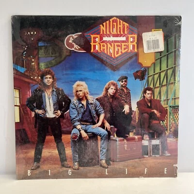 Night Ranger Big Life Vinyl LP MCA Camel Records 1987 Sealed Promo Notched - Image 1 of 4