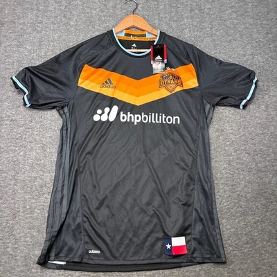 Camiseta de fútbol grande Adidas para hombre Houston Dynamo 2016 mls kit auténtica Adizero Foto 1 de 4
