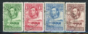 Bechuanaland 124-27 SG118-21 gebraucht 1938 KGVI Definitive kurzer Satz 4/11 CV$6 - Bild 1 von 1