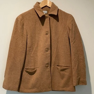 Chaqueta Blazer Brooks Brothers Talla 8 Camello Mezcla Abrigo de Carrera Foto 1 de 3