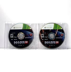 Mass Effect 3 Microsoft Xbox 360 VGC Mint Game Discs Only Tested Free Shipping - Picture 1 of 2