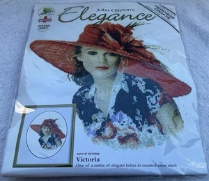 Brandneu Kreuzstich Set John Clayton Elegance "Victoria" 14 Stück Heritage Crafts - Bild 1 von 3