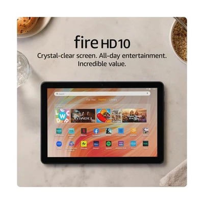 Amazon Fire HD 10 (13 Gen) 32GB Tablet - Black MPN B0BHZT5S12 - Image 1 of 4