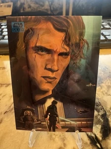 2024 Topps Star Wars GALAXY #PD4 ANAKIN SKYWALKER KILLS DOOKU Blue /150 - Picture 1 of 2