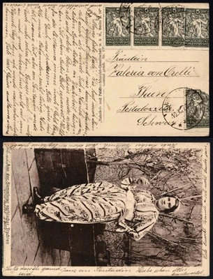 Postal de 1910, vestido popular serbio, 6x5 para SHS, atún, disfraz cultural Foto 1 de 3