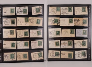 FRANCOBOLLI USA AFFRANCATURA 1C RPO CANCELLAZIONI SU PEZZI 1904-1908 LOTTO DI 30 - Foto 1 di 7