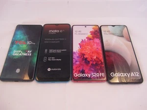 QUATRE téléphones factices présentoirs de magasin de détail - modèles non fonctionnels lestés - Photo 1/2