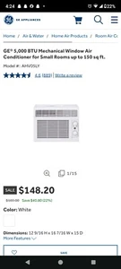 GE Appliances Window AC Unit - Picture 1 of 3