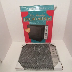 Radio Shack Voice Recording Photo Album, Holds 20 Photos, Hear Memories, 63-1107 - Picture 1 of 9