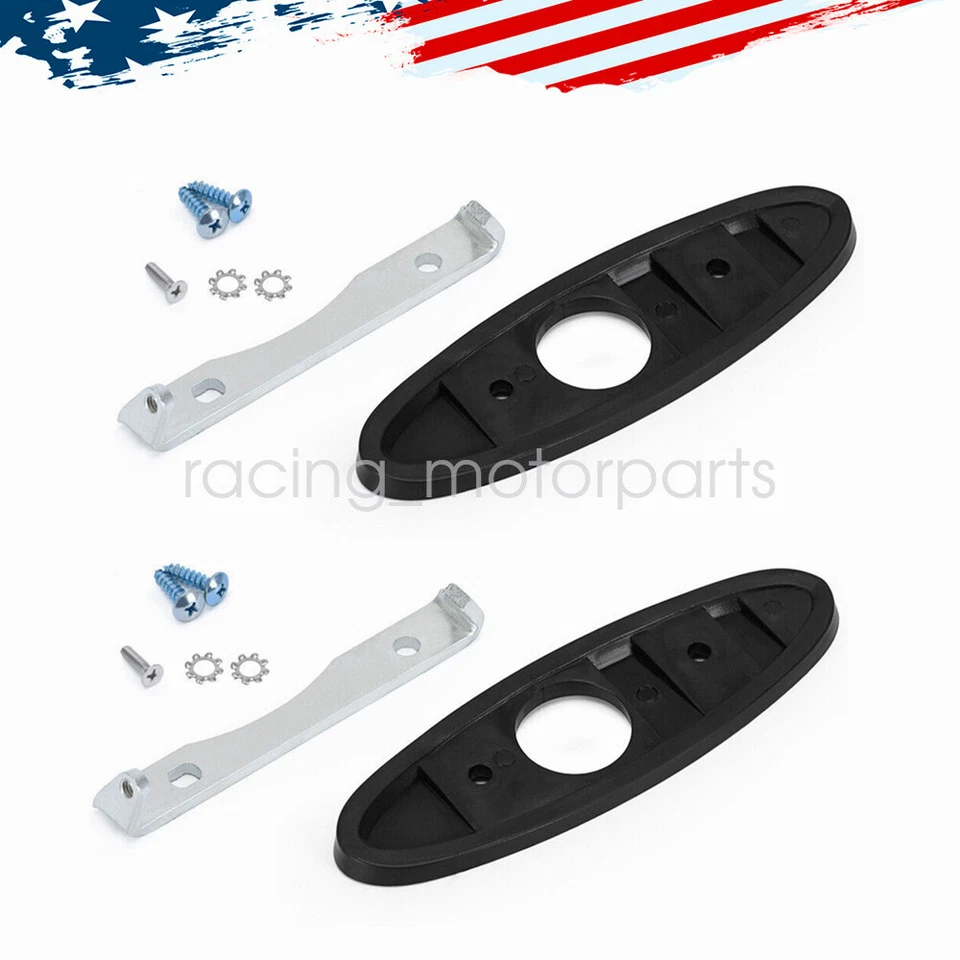 L&RH Outside Bullet Mirror Mounting Kit For 1970-1981 Firebird Camaro Nova GTO Foto 1 de 4