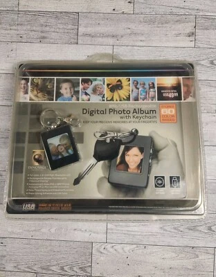 Innovage Digital Photo Album w/ Keychain USB Rechargeable 60 Photo Capacity 8MB - Image 1 of 3