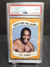 1982 Wrestling S.D. Jones All-Stars Series B 8 PSA 4