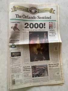 Orlando Sentinel, 1 de enero de 2000, solo secciones A/B/E/G, completo - Imagen 1 de 1