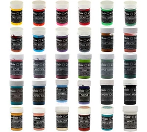 SUGARFLAIR CONCENTRATED FOOD COLOURING PASTE GEL 50COLOURS 25g! - Picture 1 of 59