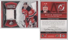 2009-10 SP Game Used Edition Authentic Fabrics Martin Brodeur #AF-MB HOF