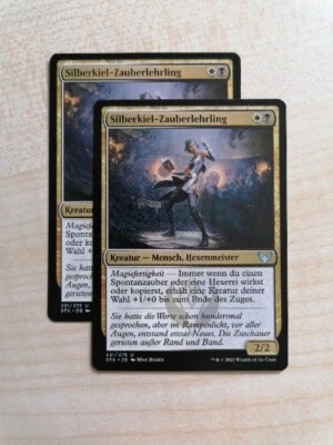 2x MTG MAGIC THE GATHERING STRIXHAVEN Silberkiel-Zauberlehrling - Bild 1 von 2
