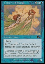 Magic the Gathering MTG Thornwind Faeries (44) Urza's Legacy   LP