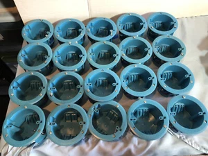 SET of 20 Carlon Round 18 cu in. Round Old Work Electrical Box B618R - Picture 1 of 5