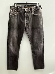 Levi’s Men’s 501 Jeans 36x36 S40196 Black Button Fly - Picture 1 of 7