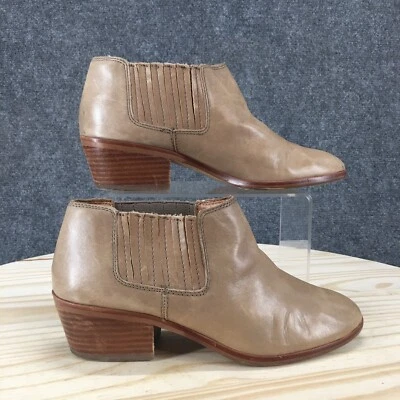 Madewell Botas Mujer 6.5 The Spencer Chelsea Beige Informal Tobillo Bloque C1375 Foto 1 de 4