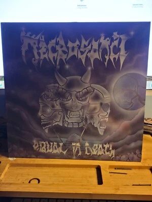 NECROSANCT Equal In Death FIRST PRESS LP OSDM from 1990 Foto 1 de 4