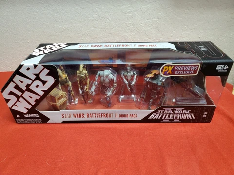 STAR WARS 30th ANNIVERSARY PX BATTLEFRONT II DROID PACK Box #1 Loose Figure Cover