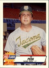 1993 Tacoma Tigers Fleer/ProCards #3028 Tim Peek