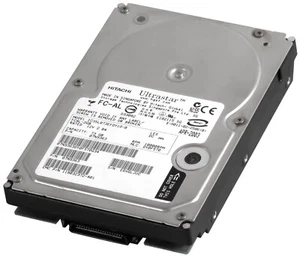 EMC Hard Drive 118032372-A01 IC35L073EFDY10-0 73GB 10000 RPM 8MB FC 3.5" - Picture 1 of 3