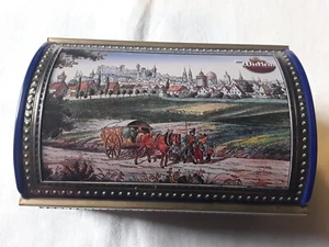 Wicklein. Musical Nurnberger Elisen Lebkuchen Collectible Chest Shaped Tin - Picture 1 of 5