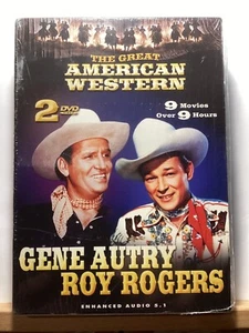 Great American Western: Gene Autry - Roy Rogers (DVD, 2003 - B&W) - 9 Movies - Picture 1 of 3