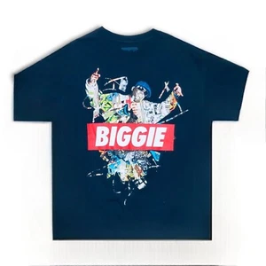 Biggie Collage Black Graphic Cotton T-Shirt B.I.G.The Notorious. MEDIUM - Picture 1 of 4