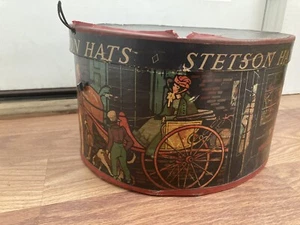 Vintage Cardboard Hat Box Stetson - Picture 1 of 11