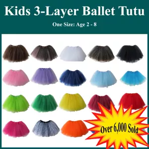 Cute Baby Kids Girls Tutu Skirt Princess Dressup Party Costume Ballet Dancewear - Picture 1 of 106