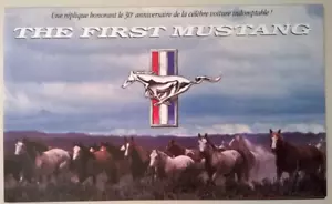 Ford Mustang (1964) : Brochure publicitaire FRANKLIN MINT (en français) - Imagen 1 de 4