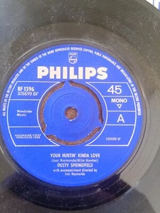 DUSTY SPRINGFIELD YOUR HURTIN KINDA LOVE UK 1965 PHILIPS 7" 45 BF 1396 - Picture 1 of 3