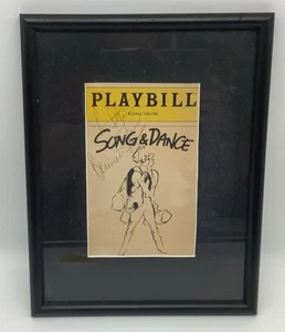 Revista Playbill Canción y Danza Firmada Bernadette Peters 1986 Teatro Real - Imagen 1 de 8