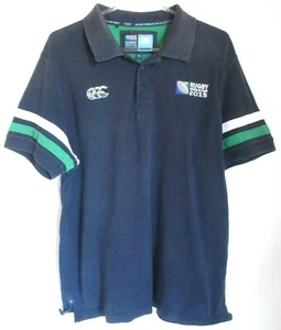 Rugby World Cup 2015 Canterbury Poloshirt Poloshirt Herren Marineblau Größe XL - Bild 1 von 5