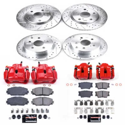 Kit de freio a disco Power Stop KC4100A compatível com Toyota RAV4 2011 - Imagem 1 de 4