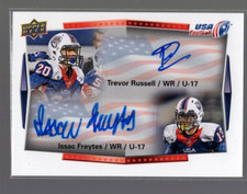 2015 Upper Deck USA Autographs #99 Trevor Russell/Isaac Freytes