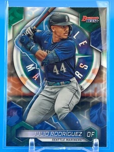 2023 Bowman's Best Julio Rodriguez #7 Refractor Seattle Mariners - Picture 1 of 2