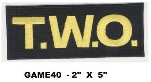 ARMY OF T.W.O. COSPLAY PATCH - IRON ON - GAME40 | eBay