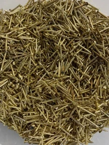 Mezcla en el paquete pasadores de escudo de placa de latón 200 g clavos EB tachuelas cabeza superior redonda - Imagen 1 de 24