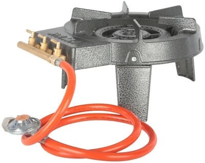 Hockerkocher Gaskocher Gasbrenner Campingkocher Wok 9,2kW Schlauch Druckminderer - Bild 1 von 4