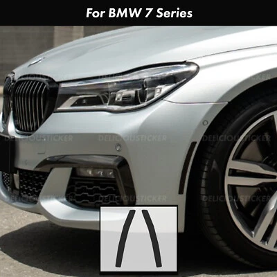 For 2016-2022 Bmw 7 Series Smoke Vinyl Decals Front Side Markers 740i 750i 745eX Foto 1 de 4