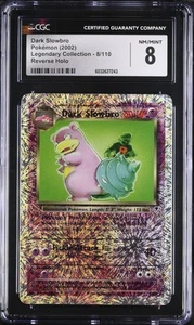 CGC 8 NM MINT Dark Slowbro 8/110 Legendary (Collection) Reverse Holo Pokemon - Picture 1 of 2