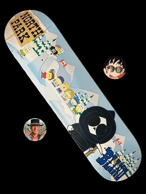 Super RARO North Park Blind Skateboard Deck South Park What If Video Nuevo de Lote Antiguo 2005 Foto 1 de 4