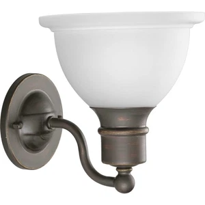 Progress Lighting P3161 Madison 1 Light Bathroom Wall Sconce - Bronze - Picture 1 of 12
