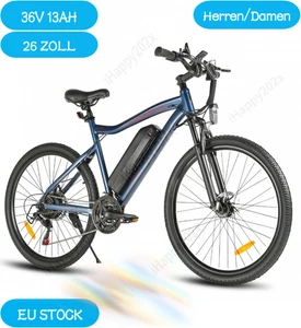 Bicicleta eléctrica 500W Samebike SY26-II 26 pulgadas E-MTB 36V 13AH Pedelec bicicletas de ciudad UE - Imagen 1 de 18